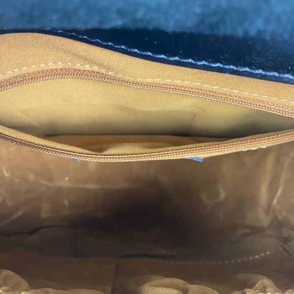 Patricia Nash Black Leather Lindy Saddle Bag NWT - Picture 12 of 16